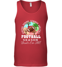 Load image into Gallery viewer, Funny Football Season Year Round Gift for Coach and Team Men's Tank Top
