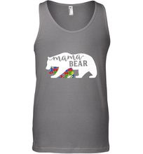 Load image into Gallery viewer, Mama Bear Autism t shirt Autism Awareness Month Men's Tank Top
