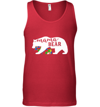 Load image into Gallery viewer, Mama Bear Autism t shirt Autism Awareness Month Men's Tank Top
