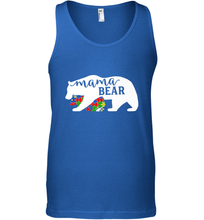 Load image into Gallery viewer, Mama Bear Autism t shirt Autism Awareness Month Men's Tank Top
