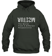 Load image into Gallery viewer, Autism Different Perspective Autism Awareness Hooded Sweatshirt
