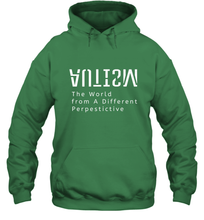 Load image into Gallery viewer, Autism Different Perspective Autism Awareness Hooded Sweatshirt
