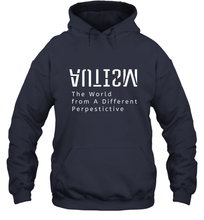 Load image into Gallery viewer, Autism Different Perspective Autism Awareness Hooded Sweatshirt
