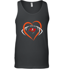 Load image into Gallery viewer, NFL Tampa Bay Buccaneers Heart Love Football Men's Tank Top
