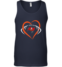 Load image into Gallery viewer, NFL Tampa Bay Buccaneers Heart Love Football Men's Tank Top
