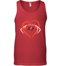 Load image into Gallery viewer, NFL Tampa Bay Buccaneers Heart Love Football Men's Tank Top
