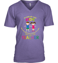 Load image into Gallery viewer, They Call Me Teacher School Kids Fun Appreciation Men's V-Neck
