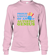 Load image into Gallery viewer, Autism Awareness Shirts Uncle Awareness Month Long Sleeve T-Shirt
