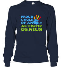Load image into Gallery viewer, Autism Awareness Shirts Uncle Awareness Month Long Sleeve T-Shirt

