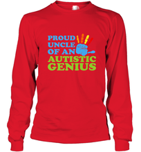 Load image into Gallery viewer, Autism Awareness Shirts Uncle Awareness Month Long Sleeve T-Shirt
