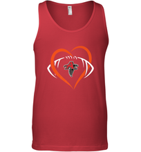 Load image into Gallery viewer, NFLAtlanta Falcons Heart Love Football Men's Tank Top
