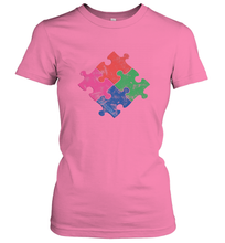 Load image into Gallery viewer, Autism Awareness Distressed T MaassSquad Women's T-Shirt
