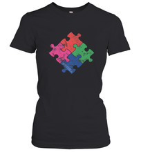 Load image into Gallery viewer, Autism Awareness Distressed T MaassSquad Women's T-Shirt
