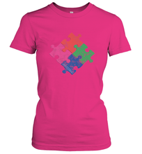 Load image into Gallery viewer, Autism Awareness Distressed T MaassSquad Women's T-Shirt

