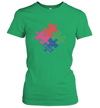 Load image into Gallery viewer, Autism Awareness Distressed T MaassSquad Women's T-Shirt
