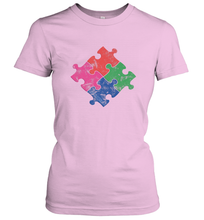 Load image into Gallery viewer, Autism Awareness Distressed T MaassSquad Women's T-Shirt
