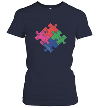Load image into Gallery viewer, Autism Awareness Distressed T MaassSquad Women's T-Shirt
