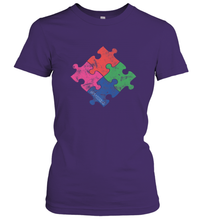 Load image into Gallery viewer, Autism Awareness Distressed T MaassSquad Women's T-Shirt
