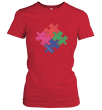Load image into Gallery viewer, Autism Awareness Distressed T MaassSquad Women's T-Shirt
