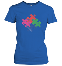 Load image into Gallery viewer, Autism Awareness Distressed T MaassSquad Women's T-Shirt
