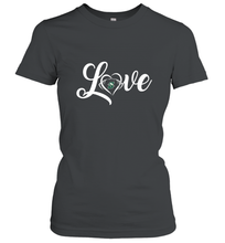 Load image into Gallery viewer, Stetson Hatters Love Heart  Football  Team Premium Women's T-Shirt
