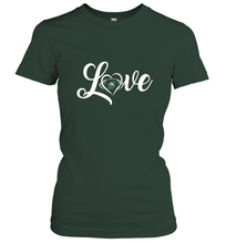 Load image into Gallery viewer, Stetson Hatters Love Heart  Football  Team Premium Women's T-Shirt
