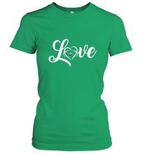 Load image into Gallery viewer, Stetson Hatters Love Heart  Football  Team Premium Women's T-Shirt
