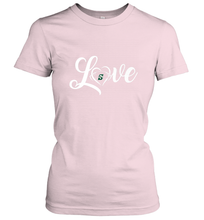 Load image into Gallery viewer, Stetson Hatters Love Heart  Football  Team Premium Women's T-Shirt
