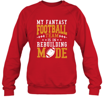 Load image into Gallery viewer, My Fantasy Team Is Rebuilding _ Fun Fantasy Football Legend Crewneck Sweatshirt
