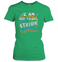 Load image into Gallery viewer, Special Needs NonVerbal Autism Awesome Women's T-Shirt
