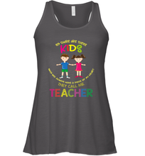 Load image into Gallery viewer, They Call Me Teacher School Kids Fun Appreciation Women's Racerback Tank
