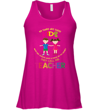 Load image into Gallery viewer, They Call Me Teacher School Kids Fun Appreciation Women's Racerback Tank
