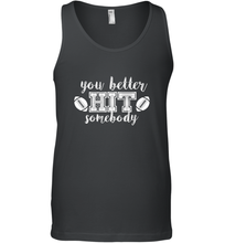 Load image into Gallery viewer, Funny Football Sports Mom Fan School Team Spirit Mascot Gift Men's Tank Top
