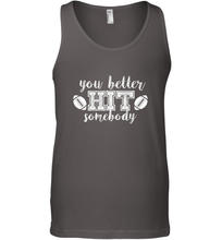 Load image into Gallery viewer, Funny Football Sports Mom Fan School Team Spirit Mascot Gift Men's Tank Top
