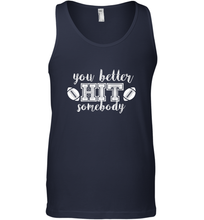 Load image into Gallery viewer, Funny Football Sports Mom Fan School Team Spirit Mascot Gift Men's Tank Top
