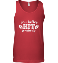 Load image into Gallery viewer, Funny Football Sports Mom Fan School Team Spirit Mascot Gift Men's Tank Top
