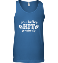 Load image into Gallery viewer, Funny Football Sports Mom Fan School Team Spirit Mascot Gift Men's Tank Top
