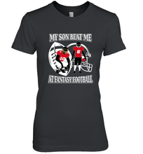 Load image into Gallery viewer, Son Beat Me Fantasy Football Team Draft Women's Premium T-Shirt
