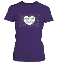 Load image into Gallery viewer, Autism Support Educate Advocate Autism Awareness T shirt Women's T-Shirt
