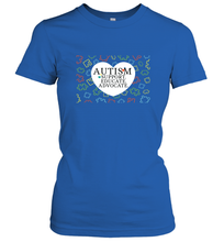 Load image into Gallery viewer, Autism Support Educate Advocate Autism Awareness T shirt Women's T-Shirt
