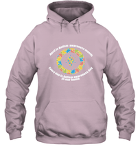 Load image into Gallery viewer, April is autism awareness month , Every day is Autism awareness day in our home AutismT shirt Hooded Sweatshirt
