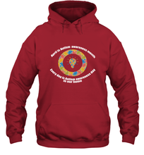 Load image into Gallery viewer, April is autism awareness month , Every day is Autism awareness day in our home AutismT shirt Hooded Sweatshirt
