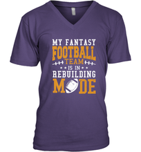 Load image into Gallery viewer, My Fantasy Team Is Rebuilding _ Fun Fantasy Football Legend Men's V-Neck
