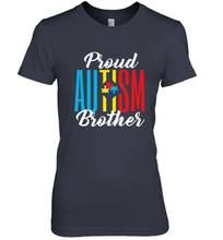 Load image into Gallery viewer, Proud Autism Brother Awareness Support Premium T Shirt Women's Premium T-Shirt

