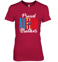 Load image into Gallery viewer, Proud Autism Brother Awareness Support Premium T Shirt Women's Premium T-Shirt
