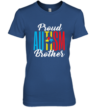 Load image into Gallery viewer, Proud Autism Brother Awareness Support Premium T Shirt Women's Premium T-Shirt
