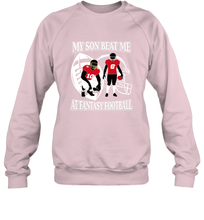 Load image into Gallery viewer, Son Beat Me Fantasy Football Team Draft Crewneck Sweatshirt
