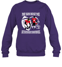 Load image into Gallery viewer, Son Beat Me Fantasy Football Team Draft Crewneck Sweatshirt
