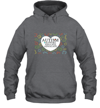 Load image into Gallery viewer, Autism Support Educate Advocate Autism Awareness T shirt Hooded Sweatshirt
