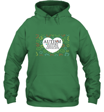 Load image into Gallery viewer, Autism Support Educate Advocate Autism Awareness T shirt Hooded Sweatshirt
